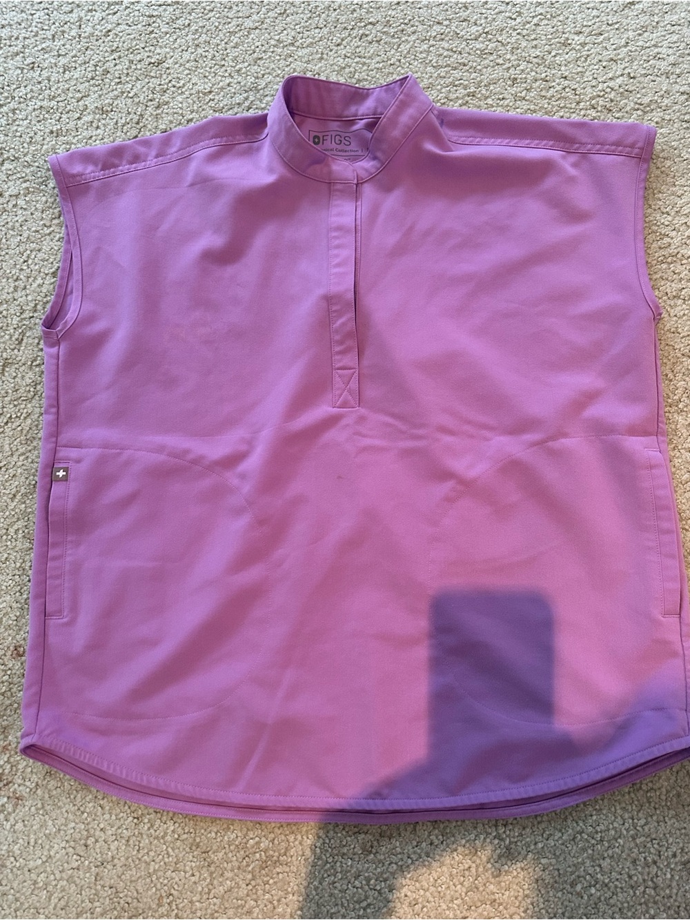 FIGS WILD IRIS Rafaela Scrub Top- SIZE SMALL